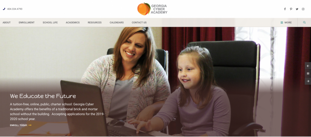 Georgia Cyber Academy Launches New Website - Georgia Charter Schools Association