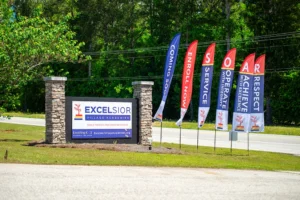 Excelsior Village Academies entryway